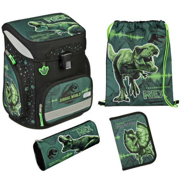 Scooli EasyFit Schulranzen-Set 5tlg Jurassic World 2024