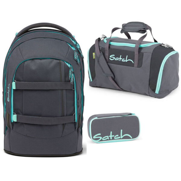 Satch Pack Schulrucksack-Set 3tlg Mint Phantom