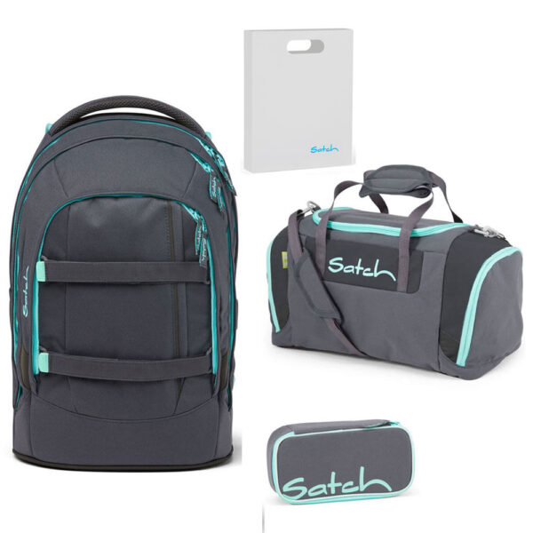 Satch Pack Schulrucksack-Set 4tlg Mint Phantom