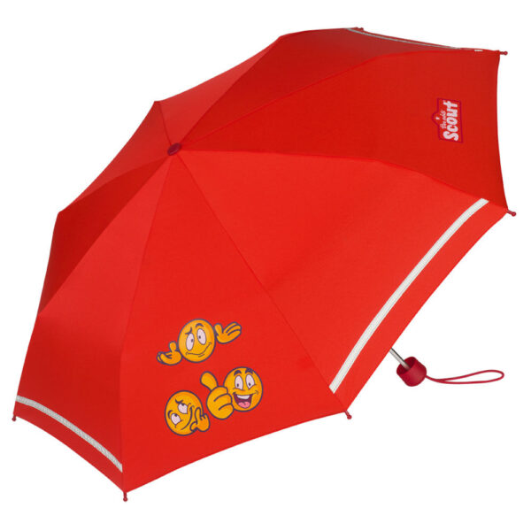 Scout Kinder-Taschenschirm Emoji Red