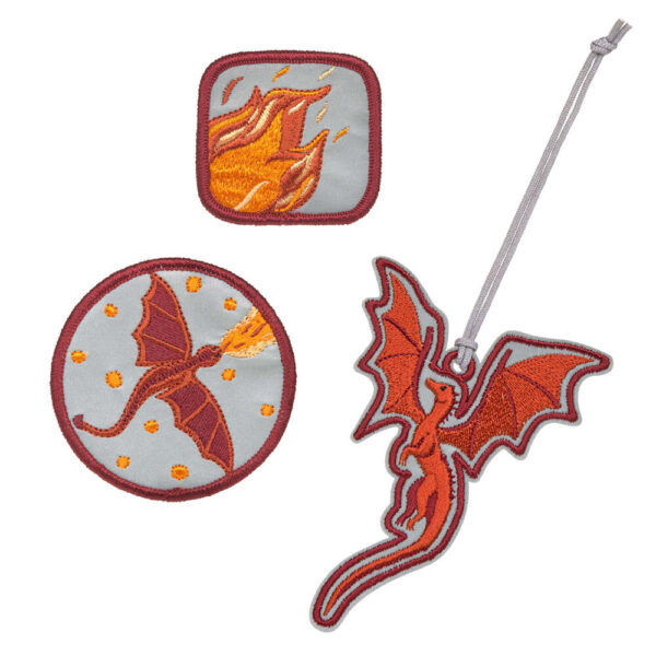 LÄSSIG School Patches-Set Dragon