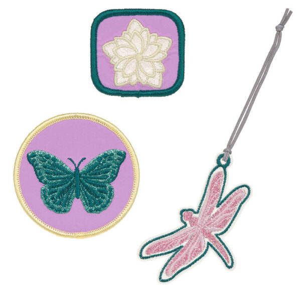 LÄSSIG School Patches-Set Dragonfly