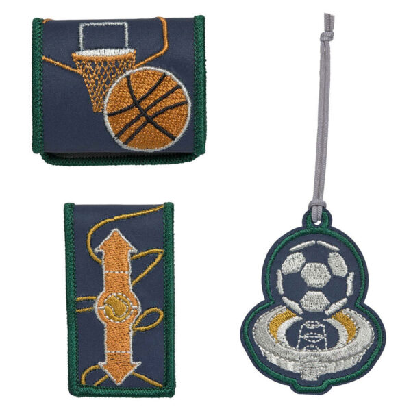 Bold Match School Patches Set Sport