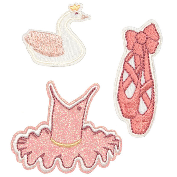 LÄSSIG Textil Sticker-Set 3tlg Ballet