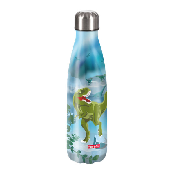 Step by Step Edelstahl-Trinkflasche 500 ml Wild T-Rex Taro