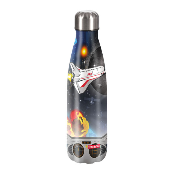 Step by Step Edelstahl-Trinkflasche 500 ml Sky Rocket