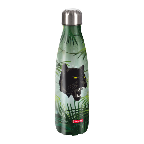 Step by Step Edelstahl-Trinkflasche 500 ml Wild Cat Chiko