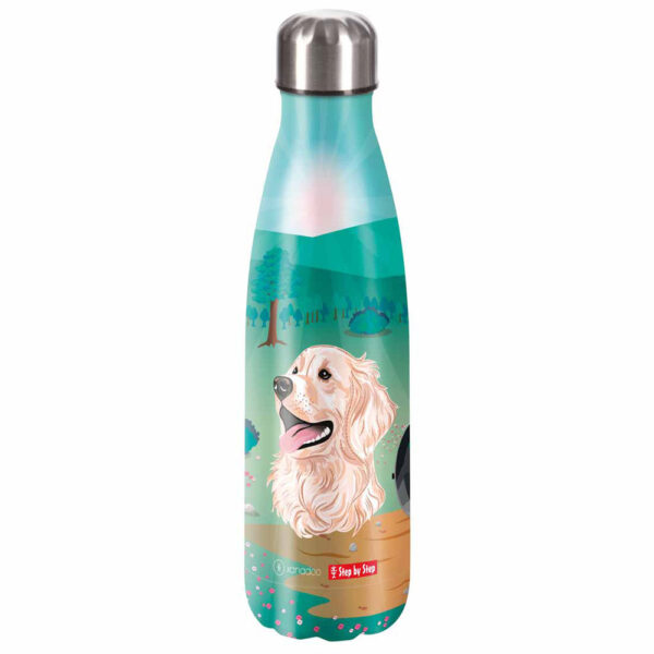 Step by Step Edelstahl-Trinkflasche 500 ml Dog Basty