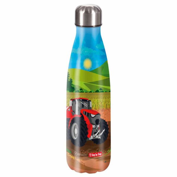 Step by Step Edelstahl-Trinkflasche 500 ml Tractor Freddy