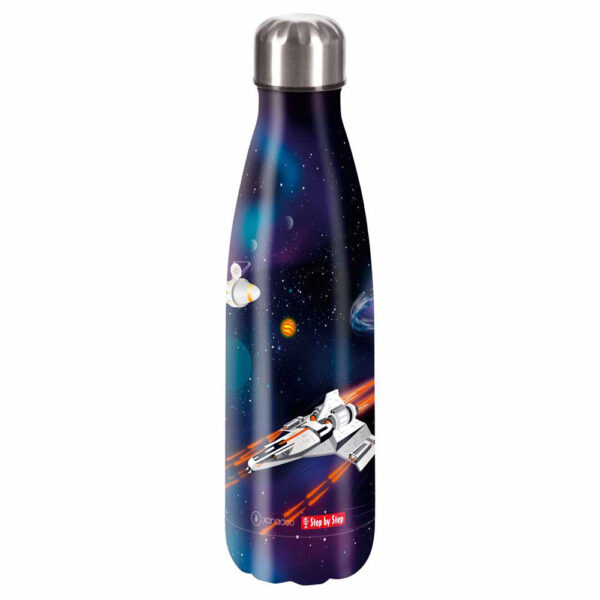 Step by Step Edelstahl-Trinkflasche 500 ml Starship Galactus