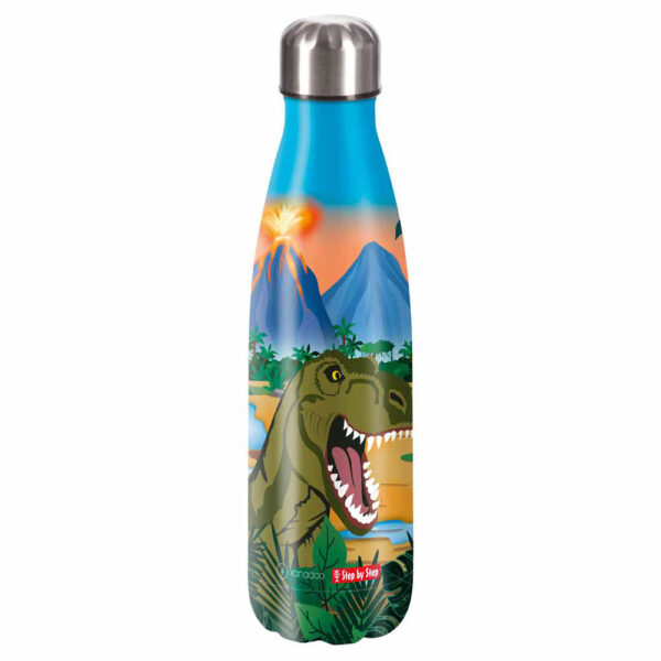 Step by Step Edelstahl-Trinkflasche 500 ml Dino Torex