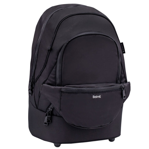 Belmil Premium Schulrucksack-Set 2tlg Black