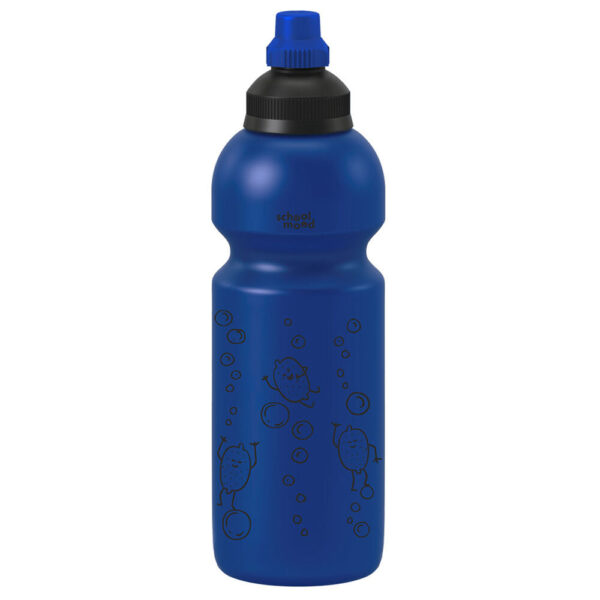 School-Mood Trinkflasche 600 ml Blau