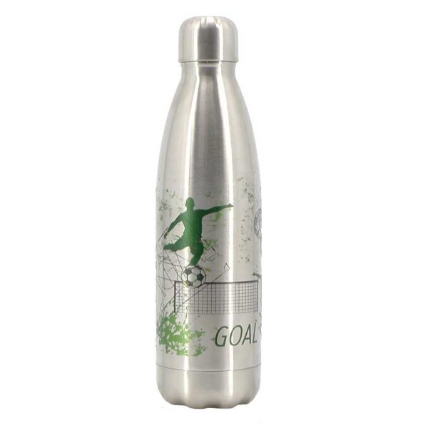 Doras Edelstahl Thermoflasche 500 ml Football