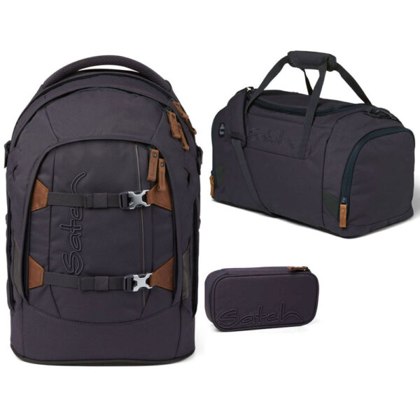 Satch Pack Schulrucksack-Set 3tlg Nordic Grey