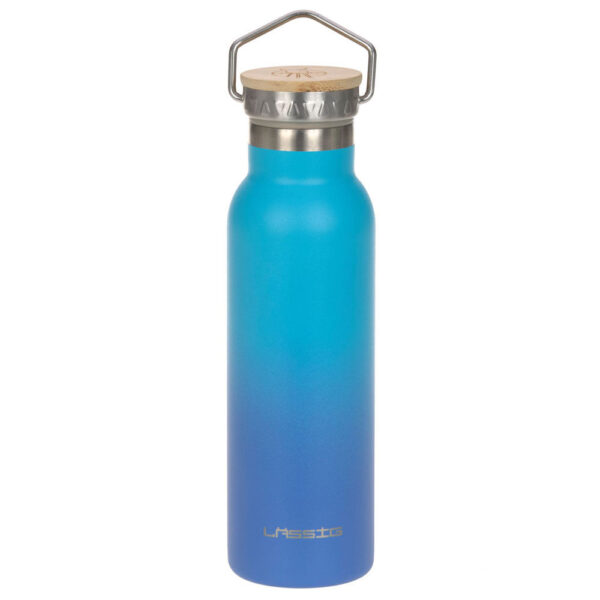 LÄSSIG Edelstahl Trinkflasche 0,5 L Gradient Blue