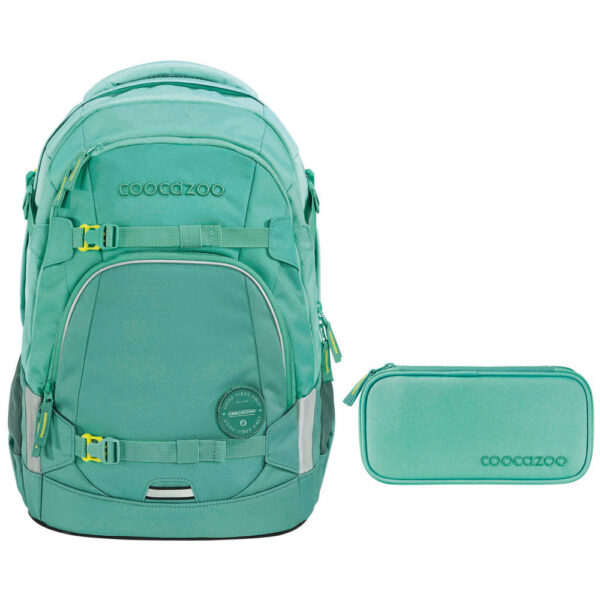 coocazoo MATE Schulrucksack-Set 2tlg All Mint