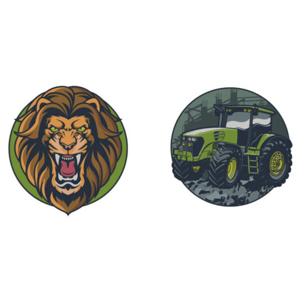 Schneiders Patches Lion/Tractor