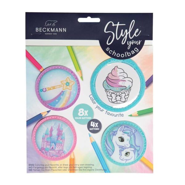 Beckmann Button Paket Mint