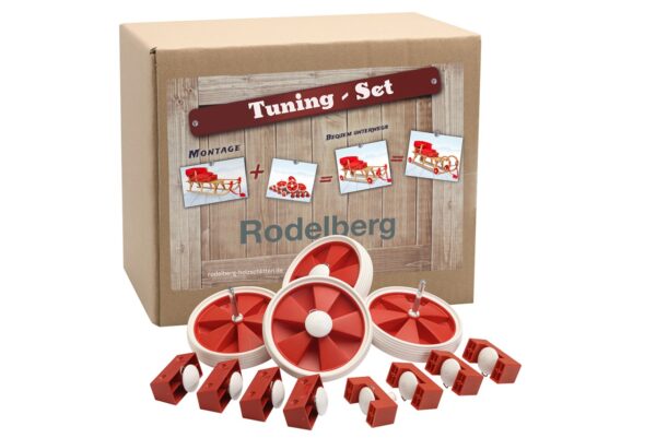 Rodelberg® Räder-Bausatz für Holzschlitten""