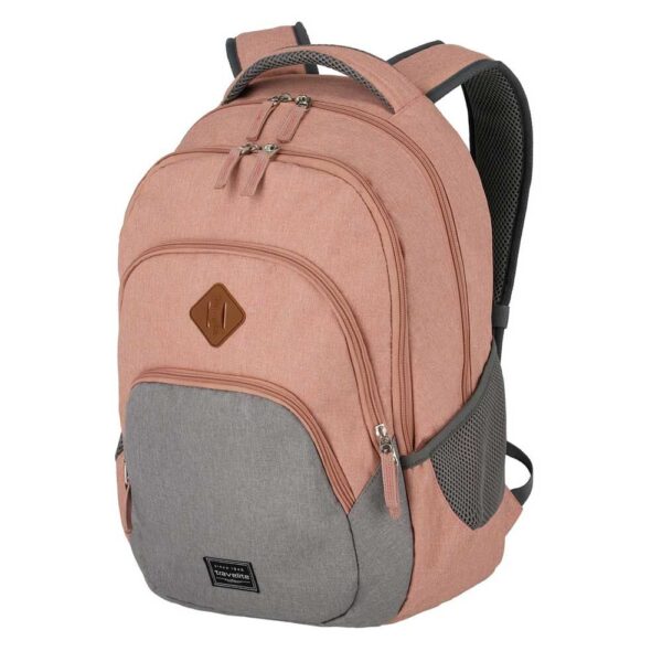 Travelite Basics Rucksack Melange Rosa/Grau