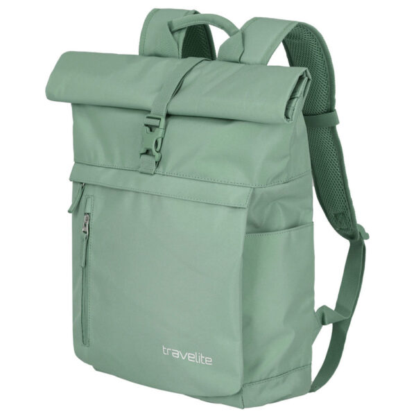 Travelite Basics Rollup Rucksack Hellgrün