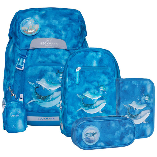 Beckmann Classic 22L Schulrucksack-Set 6tlg Ocean