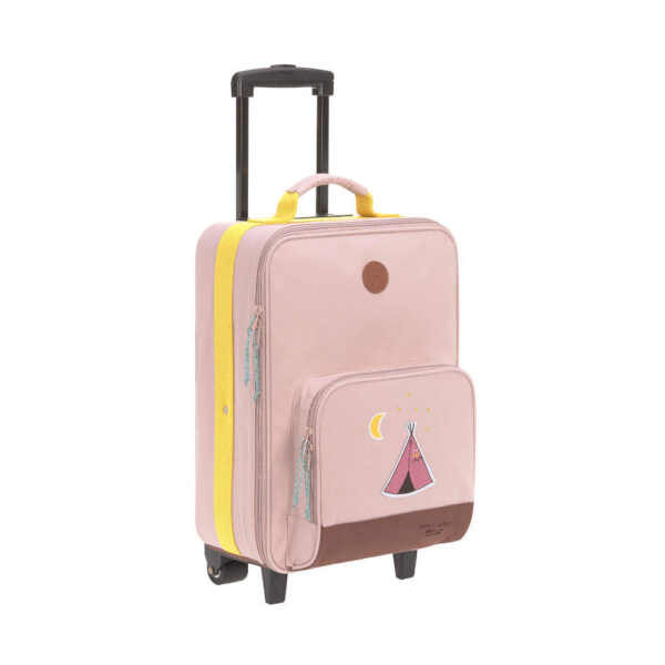 LÄSSIG 2-Rollen Kindertrolley 46 cm Adventure Tipi