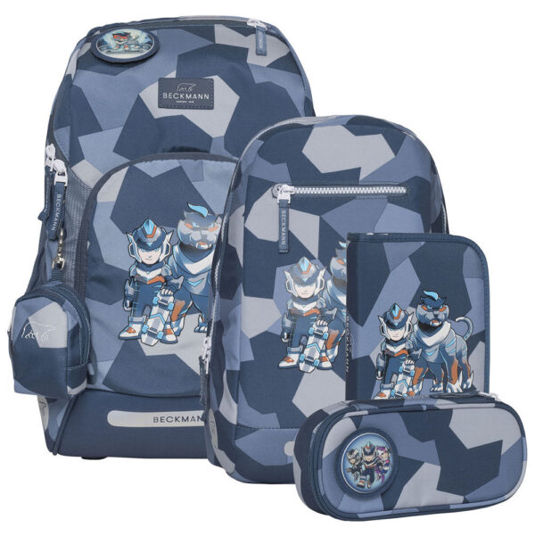 Beckmann Active Air FLX Schulrucksack-Set 6tlg Tiger Race