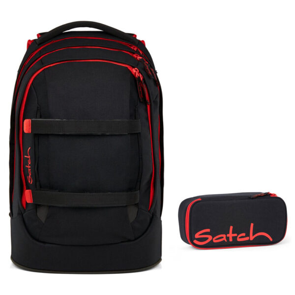 Satch Pack Schulrucksack-Set 2tlg Fire Phantom 2.0