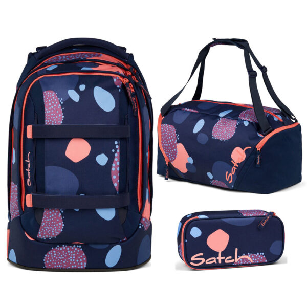 Satch Pack Schulrucksack-Set 3tlg Coral Reef 2.0