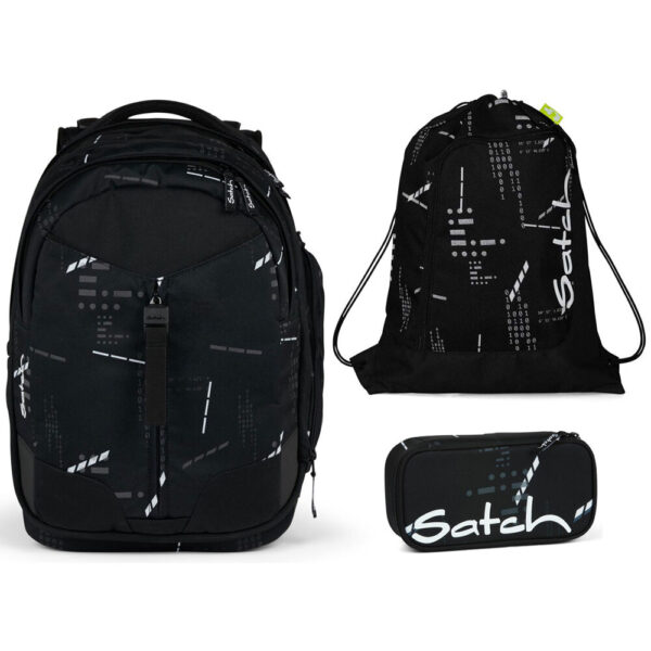 Satch Match Schulrucksack-Set 3tlg Ninja Matrix BU