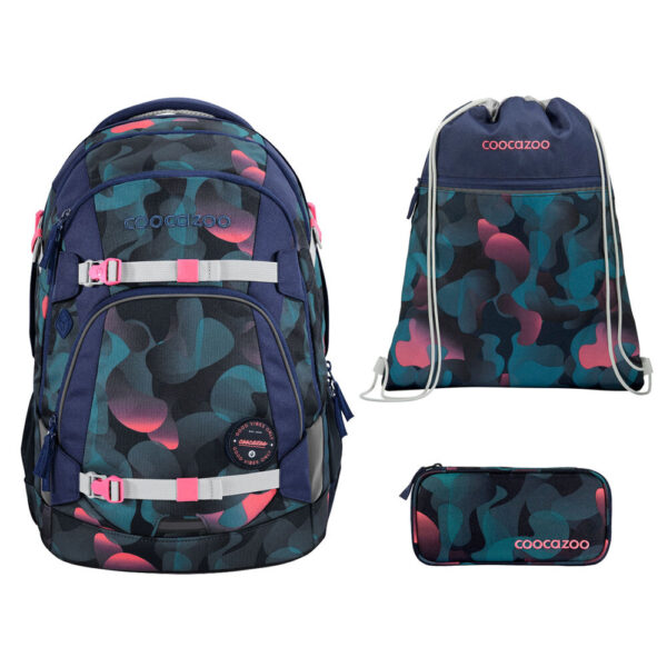 coocazoo MATE Schulrucksack-Set 3tlg mit TB Cloudy Peach