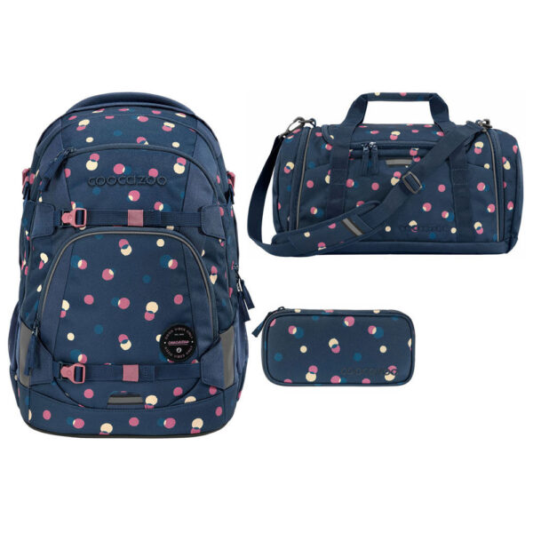 coocazoo MATE Schulrucksack-Set 3tlg Bubble Dreams