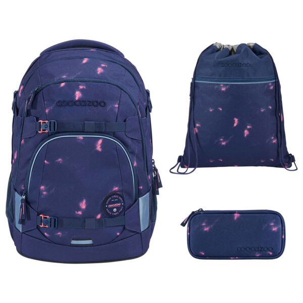 coocazoo MATE Schulrucksack-Set 3tlg mit TB Arctic Midnight