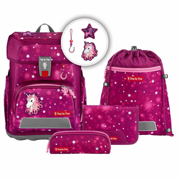 Step by Step CLOUD Schulranzen-Set 5tlg Sweet Unicorn Nuala