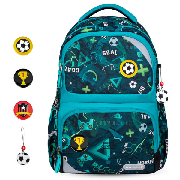 Belmil Maxi Pack Schulrucksack Football Goal