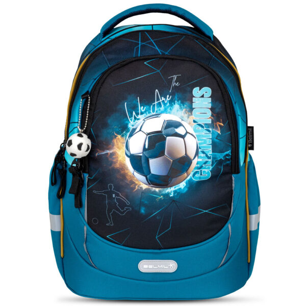 Belmil Leisure Plus Schulrucksack Fire Football