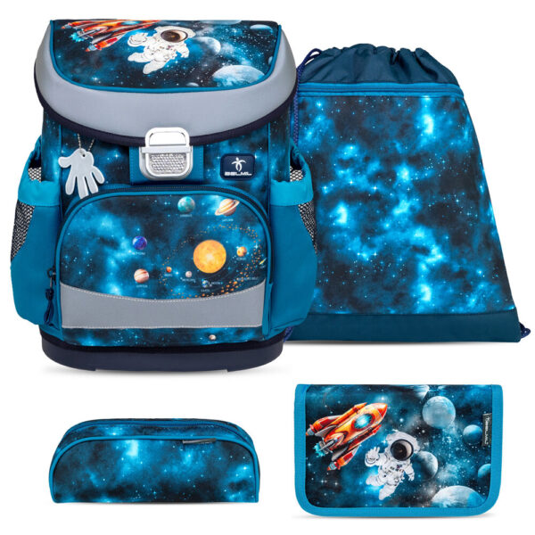 Belmil Mini-Fit Schulranzen-Set 4tlg Infinite Space