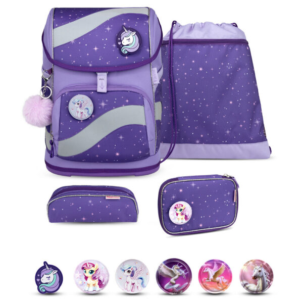 Belmil Smarty Schulranzen-Set 5tlg Starlight