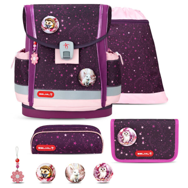 Belmil Classy Plus Schulranzen-Set 5tlg Magical Stars