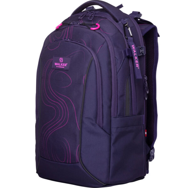 Walker Campus Neo Schulrucksack Purple Frequency