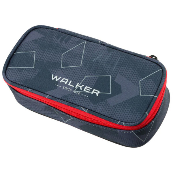 Walker Pencil Box Grey Polygon